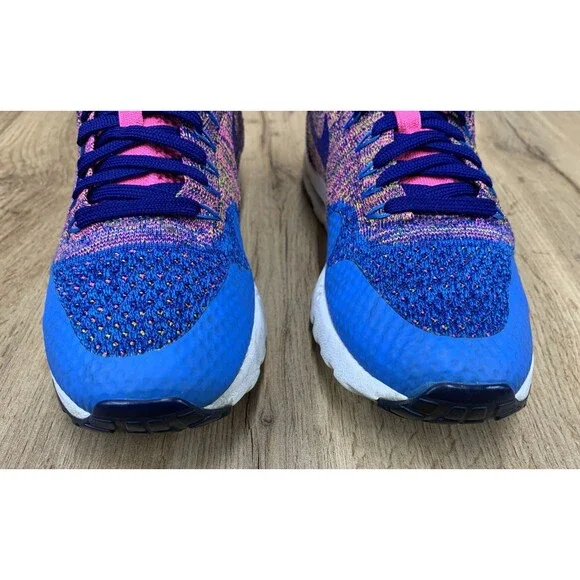 Nike Women Air Max 1 Ultra Flyknit Running Shoes Photo Blue Rose Blast Size 7.5 - Picture 6 of 16